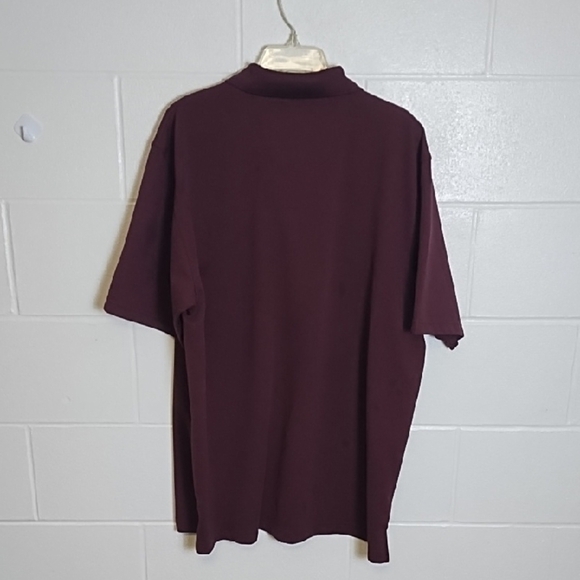 Grand Slam Burgundy Performance Golf Polo Shirt - Picture 2 of 10